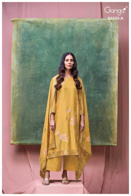 Ganga gineva 5373 dress materials wholesale in vijayawada
